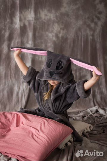 Махровый халат с именной вышивкой на заказ