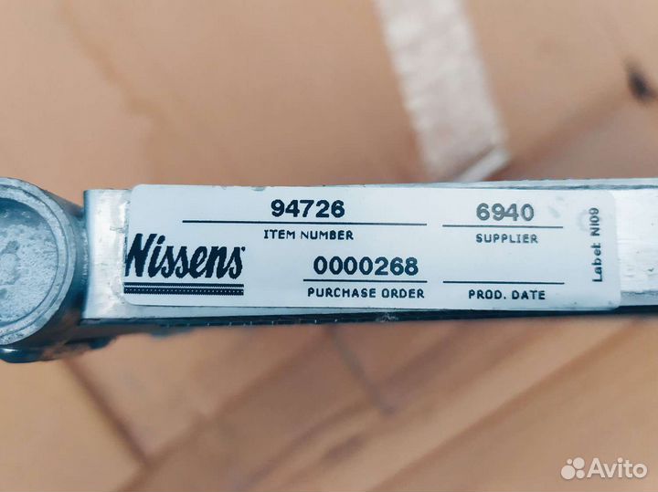 Радиатор кондиционера renault Logan Sandero largus