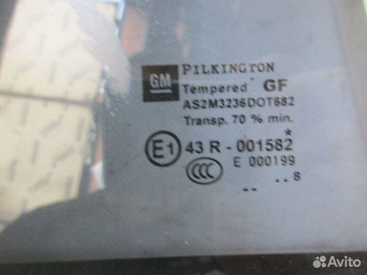 Стекло двери задней правой форточка Opel Astra H
