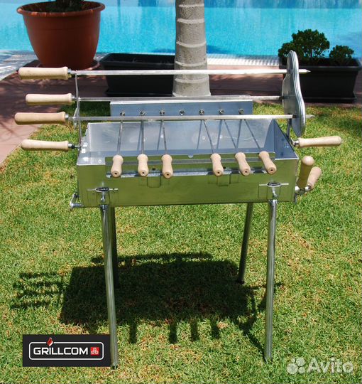 Мангал с электроприводом