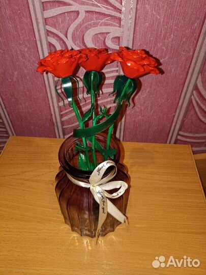 Букет кованых цветов