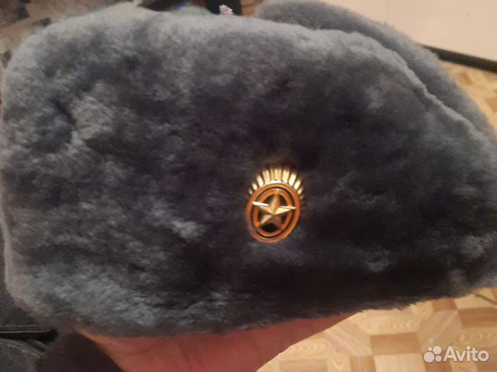 Шапка ушанка мужская