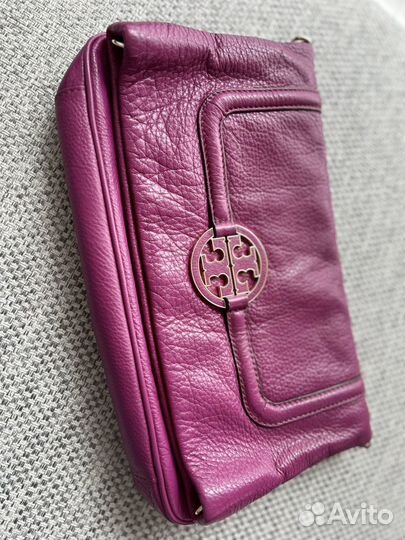 Сумка женская Tory Burch через плечо натур кожа