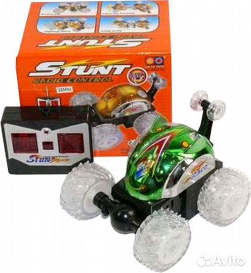Машинка-перевертыш радиоуправляемая Stunt