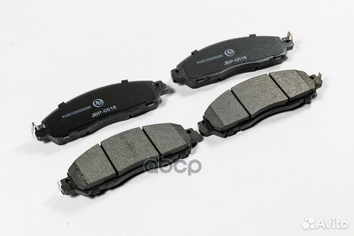 Колодки тормозные дисковые, передние JBP0518 Just