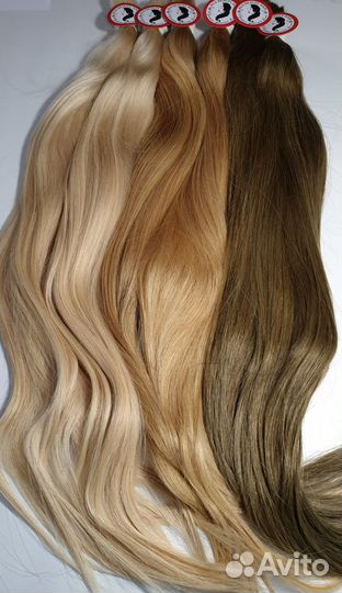 Натуральные волосы для наращивания 100 гр