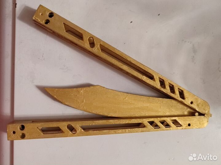 Самодельный нож бабочка и тычковые standoff 2