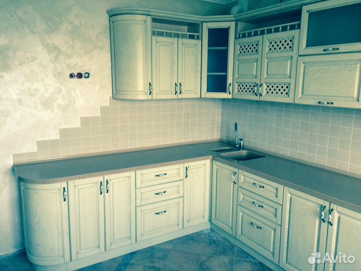 Кухни из массива дуба,ясеня,лдсп