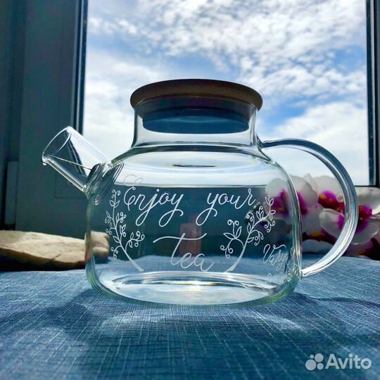 Чайник заварочный с гравировкой