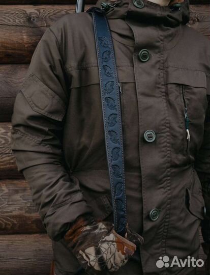 Погон для ружья кожаный новый