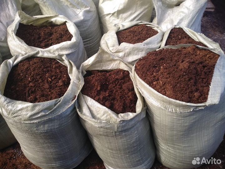 Навоз конский в мешках 75л и 50л с доставкой