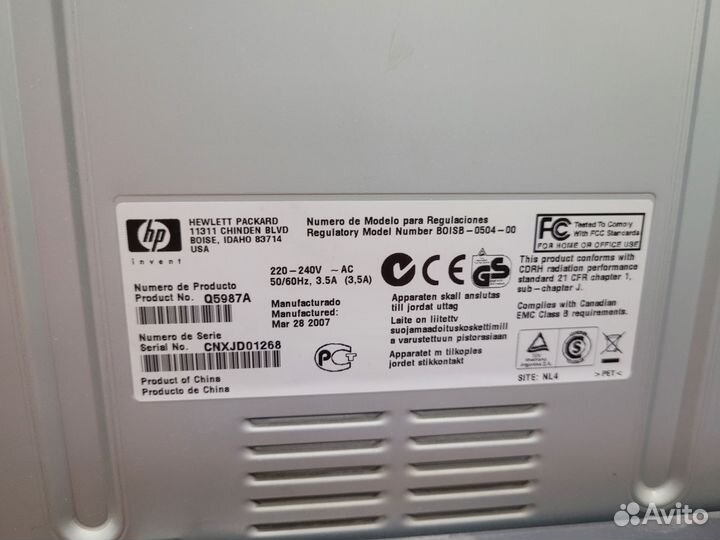 Принтер hp color laserjet 3600n