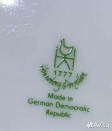 Немецкий (гдр) набор столовой посуды (сервиз)