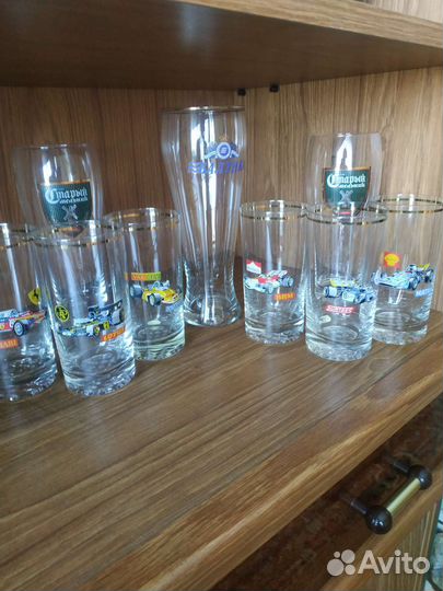 Стакан Богемия,гоночные машинки