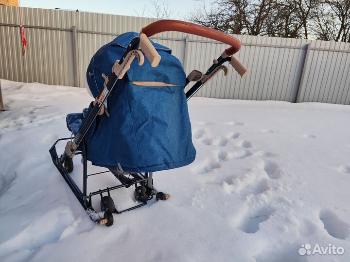 Санки коляска ника 7 8к