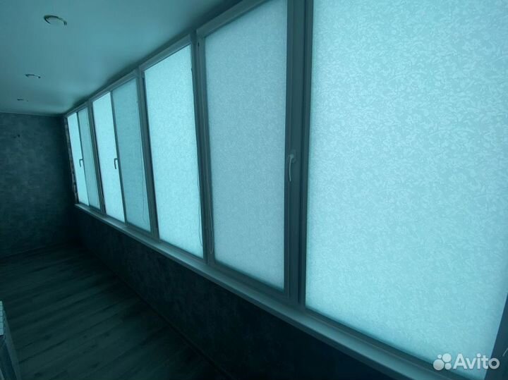 Рулонные шторы в коробе и с направляющими M0144