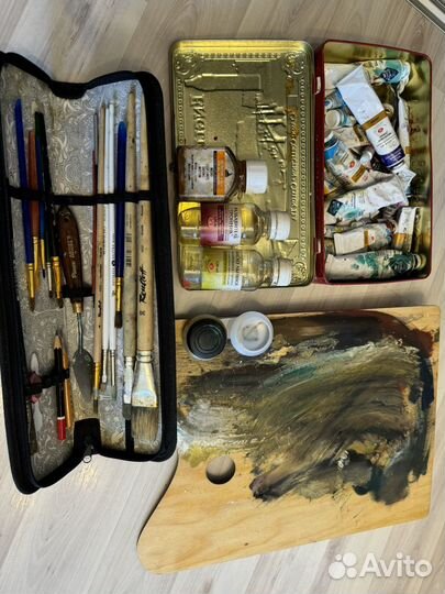 Масляные краски (набор разных фирм) 20шт