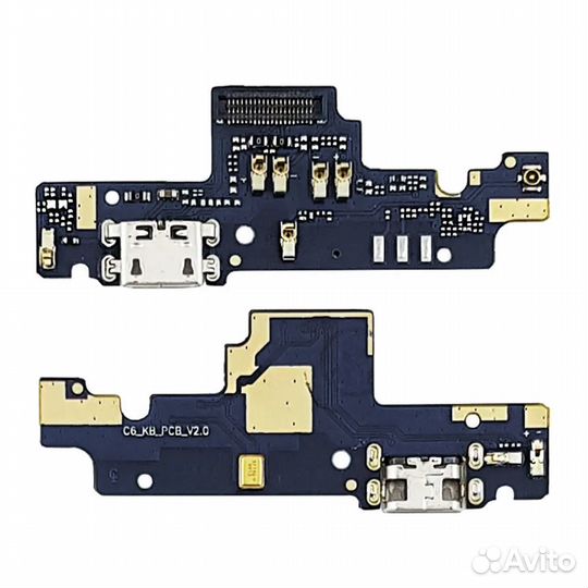 Плата для Xiaomi Redmi Note 4X нижняя с системным