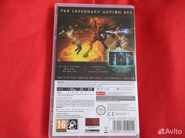 Diablo 3 Eternal collection nintendo switch