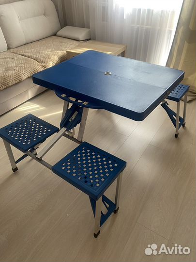 Стол со стульями раскладной