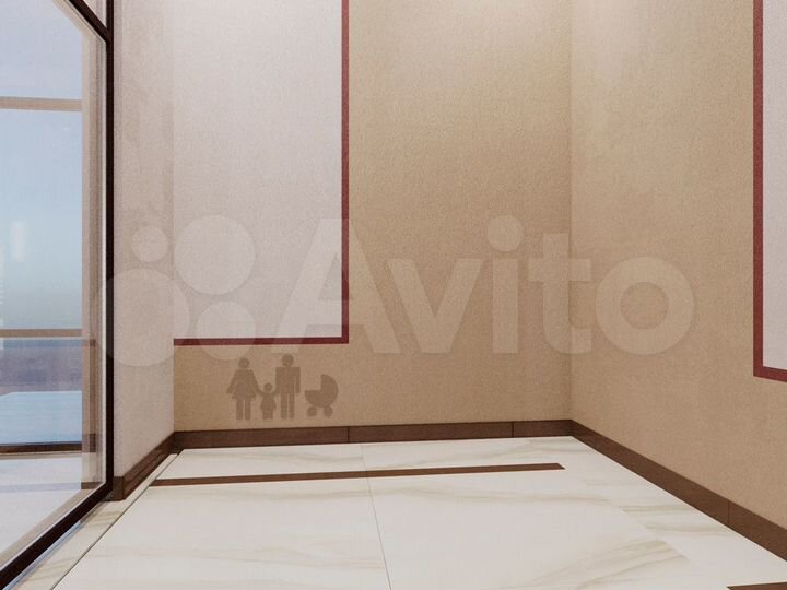 3-к. квартира, 91 м², 2/17 эт.