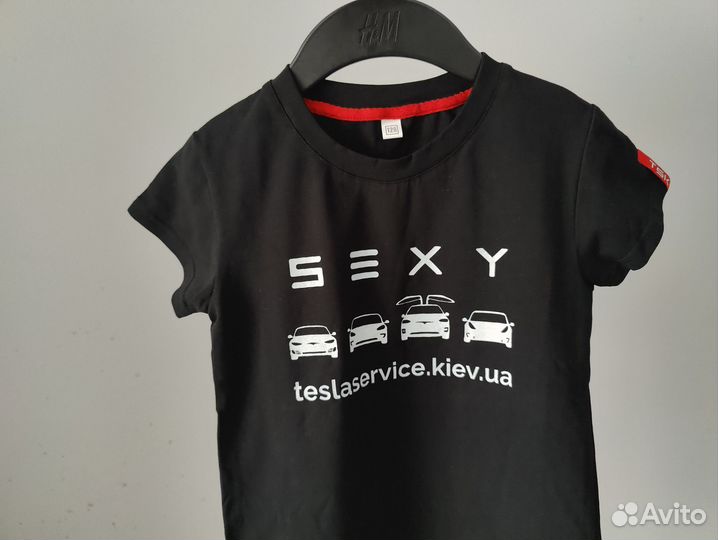 Футболка Tesla новая на мальчика размер 116