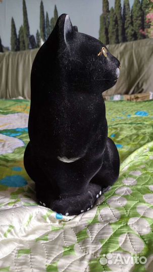 Копилка бархатная кошка
