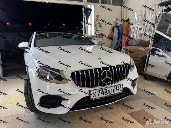 Решетка радиатора Mercedes Benz E W213 GT хромовая