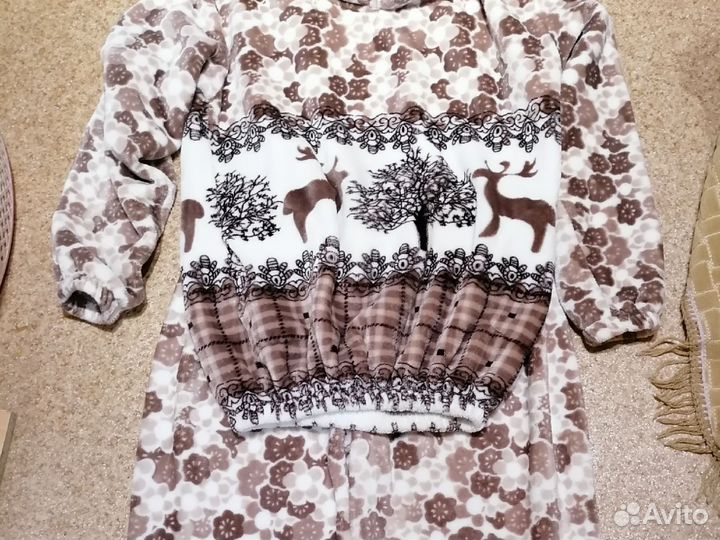 Пижамы, кигуруми махровый флис, р. 42, 44, М