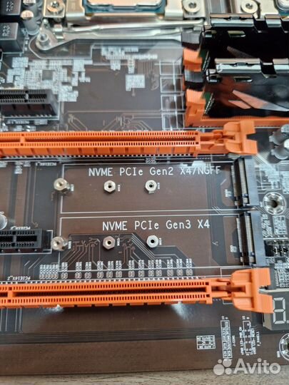 Материнская плата X99+2x Xeon E5 2699V3+64Gb озу