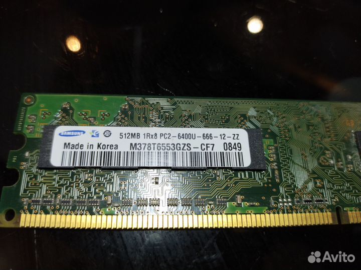 DDR2 dimm 512 Мб