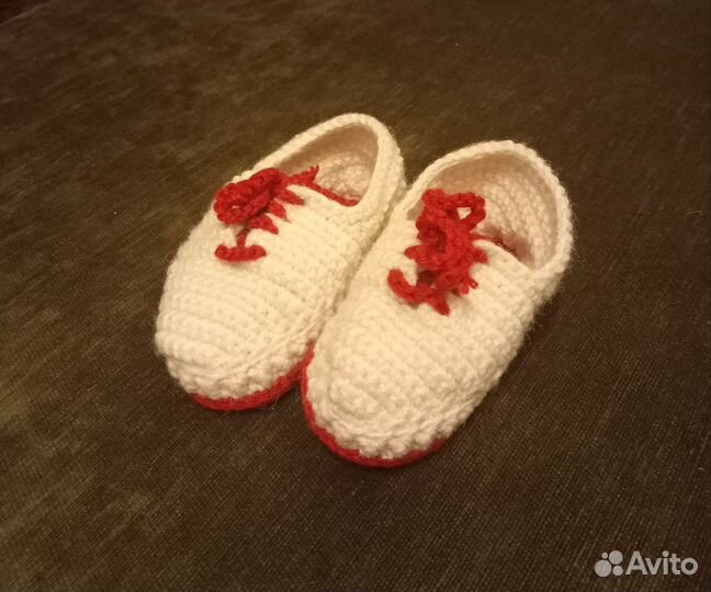 Вязаные тапочки