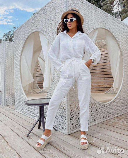 Муслиновый костюм женский