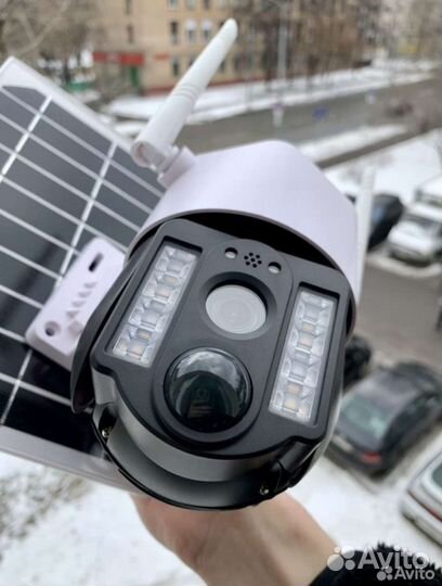 4G камера видеонаблюдения с солнечной батареей