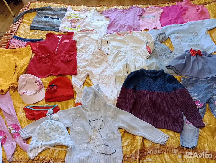 Пакет вещей 86-92-98, цена за всё