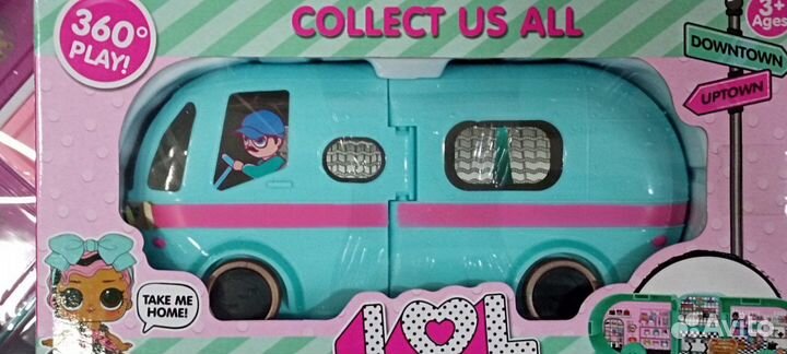 Игрушка автобус-дом Лол