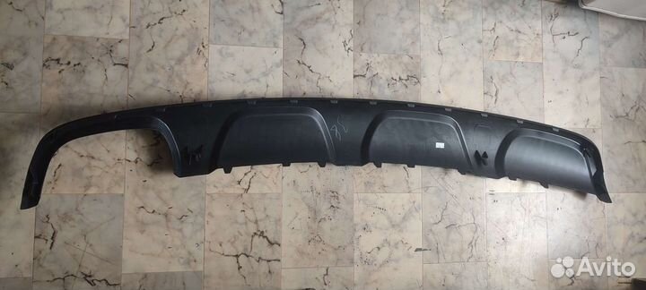 Накладка заднего бампера hyundai santa fe