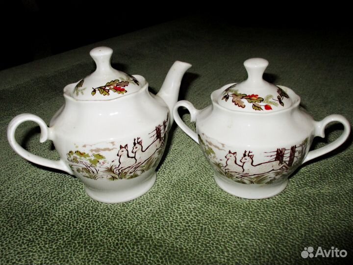 Фарфор керамика СССР чайный набор №7