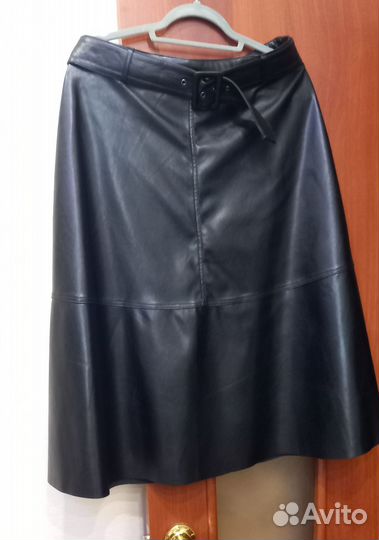 Кожаная юбка
