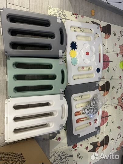 Складной Детский игровой манеж из модулей