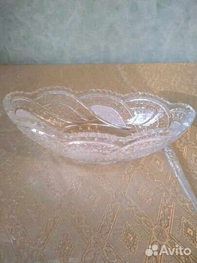 Салатник хрустальный