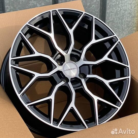 Литые Диски Vossen HF2 R17 5*100 Black Machined