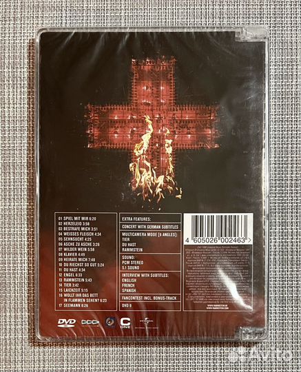 Rammstein - Live Aus Berlin DVD Rus