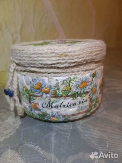 Декоративная баночка