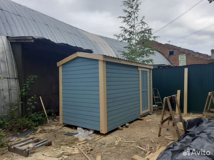 Баня перевозная брусовая