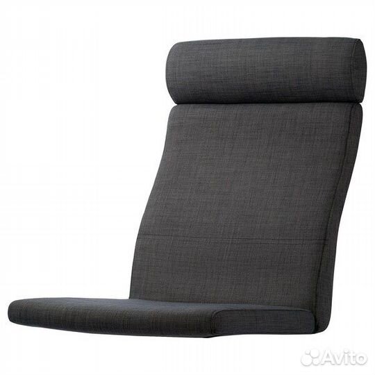 Поэнг Подушка Шифтебу темно-серый оригинал икеа