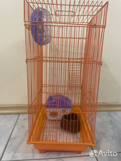 Клетка для грызунов бу 45 см в высоту 25 в ширину