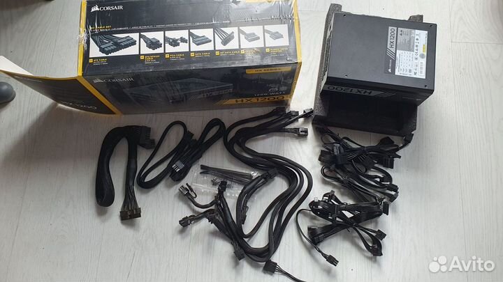 Блок питания 1200w Corsair HX1200 CP-9020140-EU