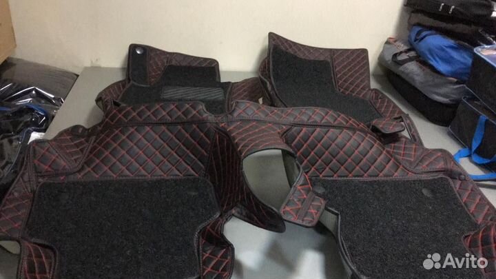 3D Коврики BMW Салон Багажник Экокожа