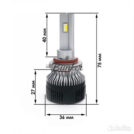 Светодиодные LED Лампы TaKiMi Progressive HB4 12V